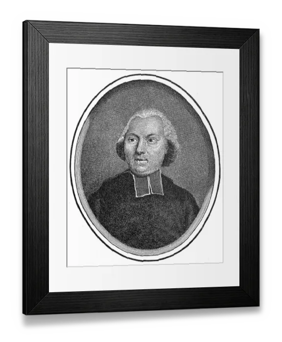 Framed Print : Jean-Siffrein Maury Cardinal (* 26 June 1746) († May 11) (1817) was an opponent of the French Revolution