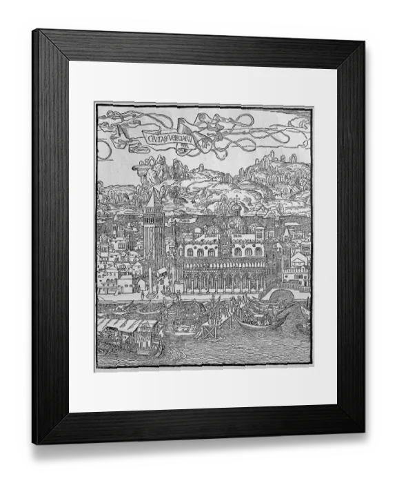 Framed Print : Venice with St Mark's Square, Italy