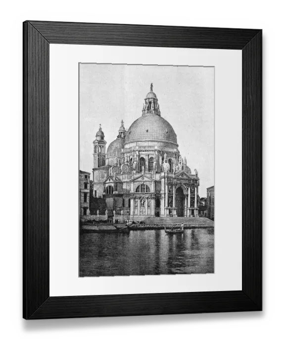 Framed Print : Church of Madonna della Salute in Venice