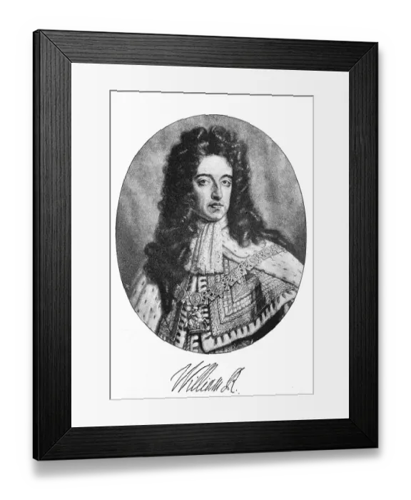 Framed Print : William III of Orange-Nassau (14 November 1650) (19 March 1702)