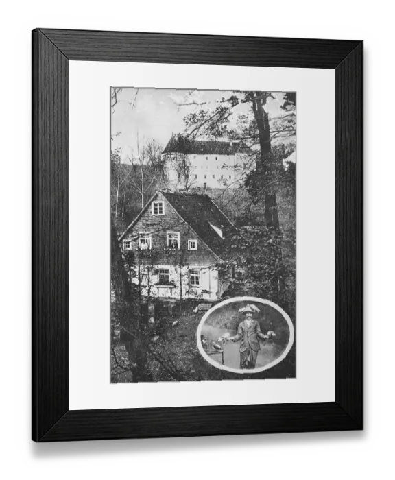 Framed Print : Wildenroth Castle and Wine Tavern