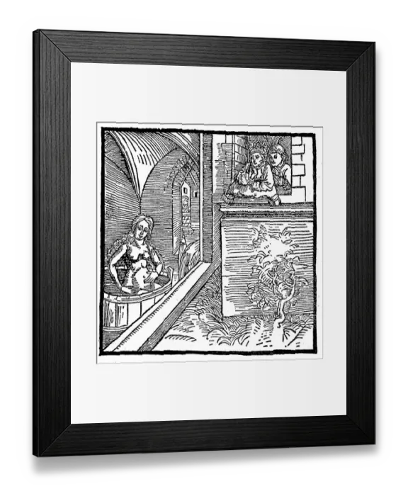 Framed Print : David and Bathsheba, the Mother of King Solomon Framed Print : David and Bathsheba, the Mother of King Solomon