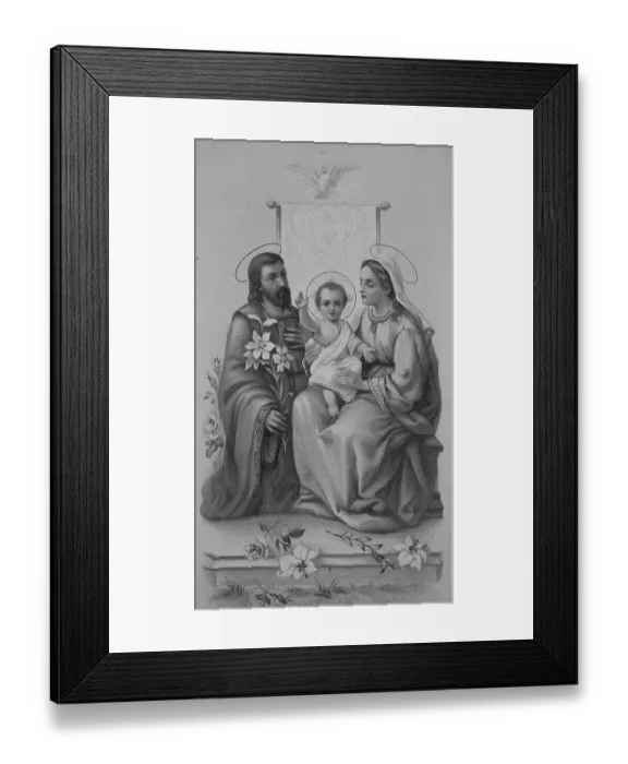 Framed Print : Mary, Joseph and the Child Jesus Framed Print : Mary, Joseph and the Child Jesus