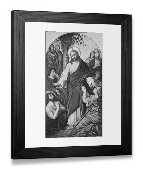 Framed Print : Religion, Biblical Scene, The Divine Physician