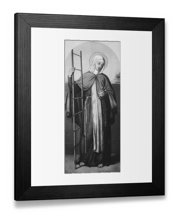 Framed Print : Margaret of Cortona (1247-22 February 1297)