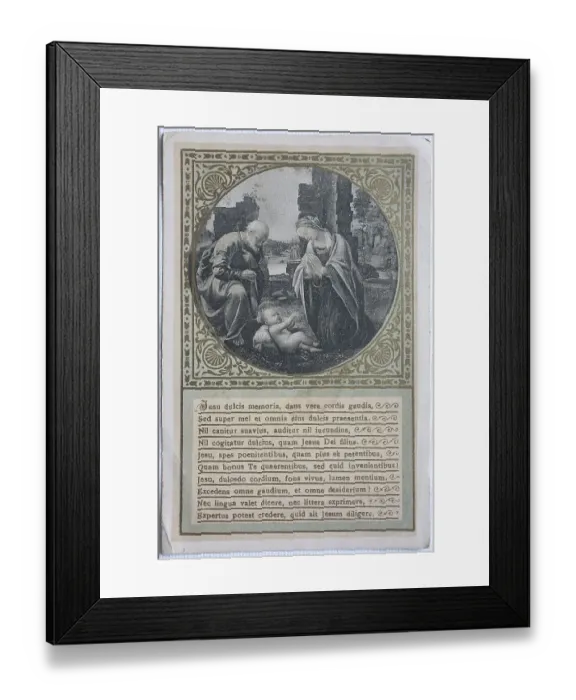 Framed Print : Holy picture, communion picture