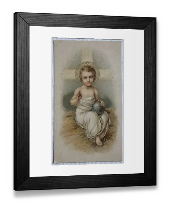 Framed Print : Holy picture, communion picture Framed Print : Holy picture, communion picture