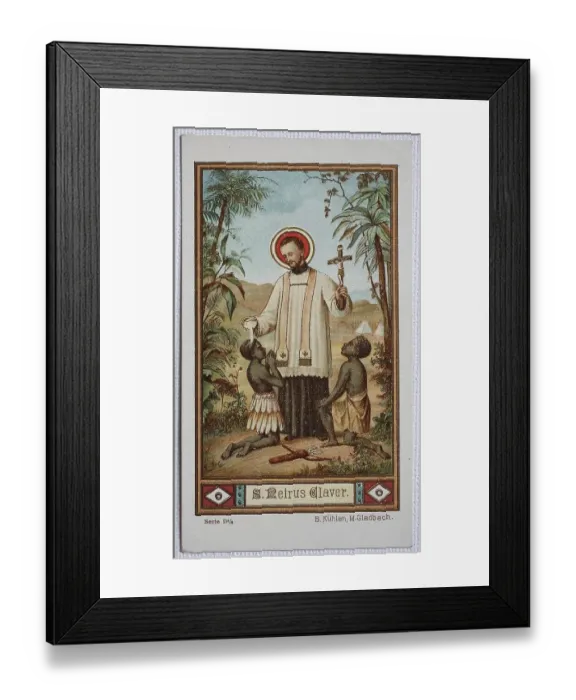 Framed Print : Religion, biblical scene, image of a saint
