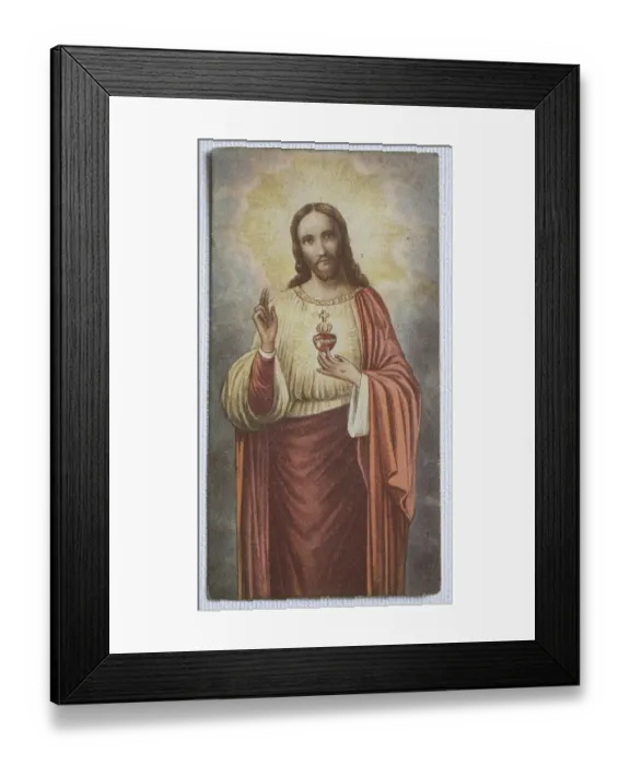 Framed Print : Sacred image, Communion picture