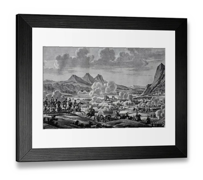 Framed Print : The Battle of Mount Tabor took place during the siege of Acre in Napoleon's Egyptian campaign