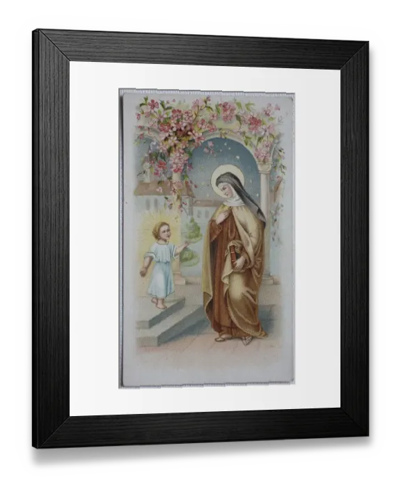 Framed Print : Religion, biblical scene, image of a saint Framed Print : Religion, biblical scene, image of a saint
