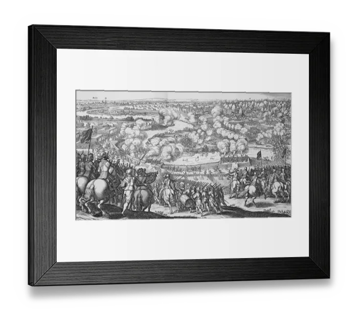 Framed Print : The Battle of Rain am Lech, 14-15 April 1632