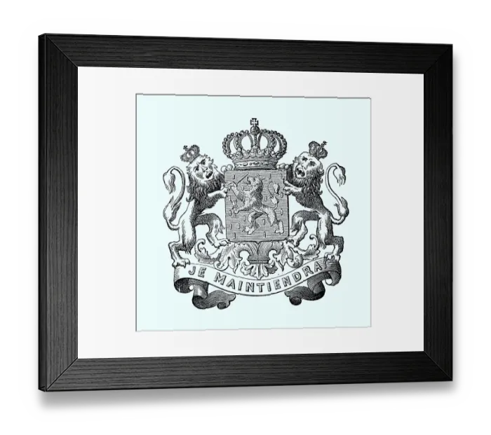 Framed Print : National coat of arms, coat of arms from 1890