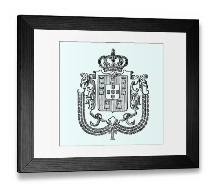 Framed Print : State coat of arms, coat of arms from 1890 Framed Print : State coat of arms, coat of arms from 1890