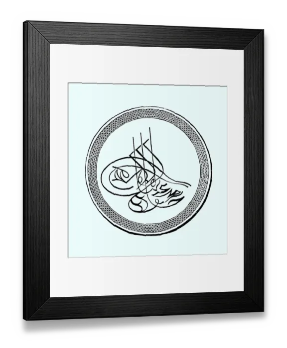 Framed Print : State coat of arms, coat of arms from 1890