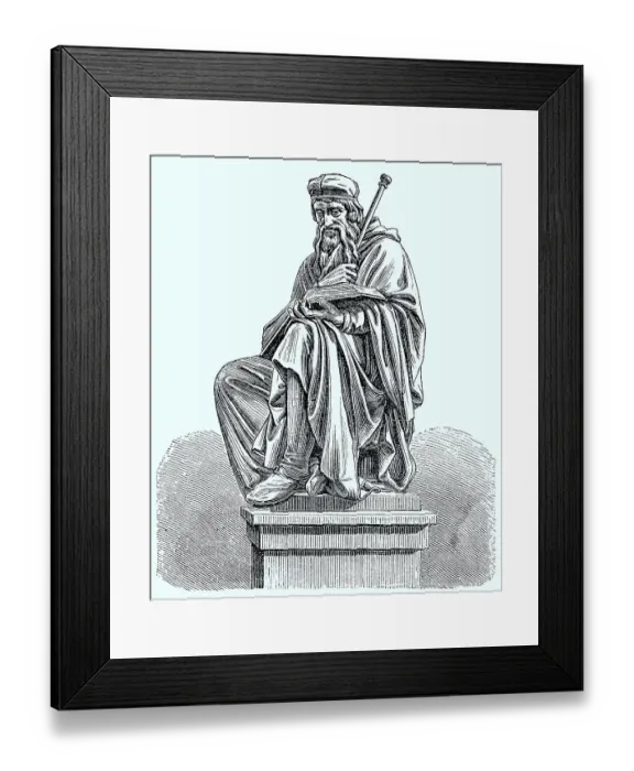 Framed Print : John Wiclif, 1330, 31 December 1384 Framed Print : John Wiclif, 1330, 31 December 1384