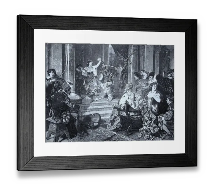 Framed Print : A Carnival at the Doge's in Venice