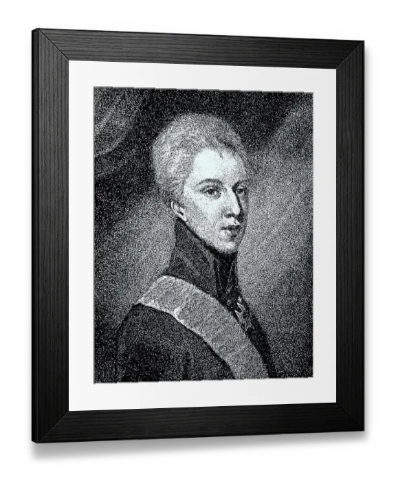 Framed Print : Gustav IV Adolf, 1 November 1778