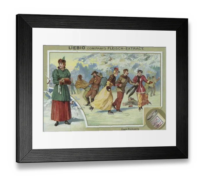 Framed Print : Sport series, skating on the ice
