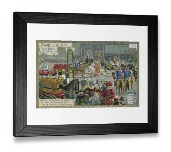 Framed Print : Series Opera Theatre Old Berlin