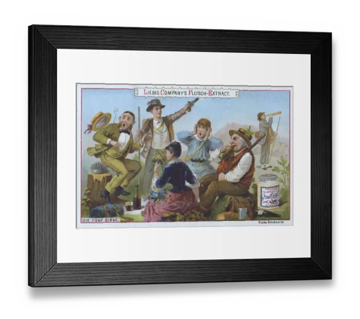 Framed Print : Picture series The Five Senses Framed Print : Picture series The Five Senses
