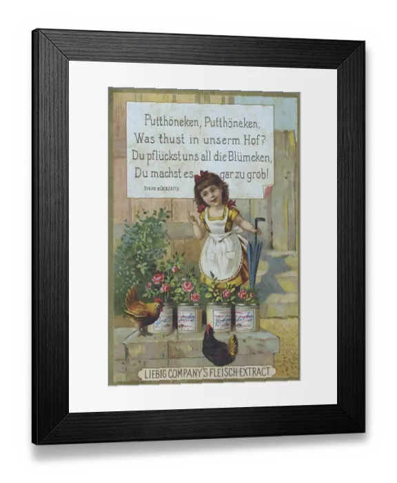 Framed Print : Picture series children and proverbs: Putthoeneken