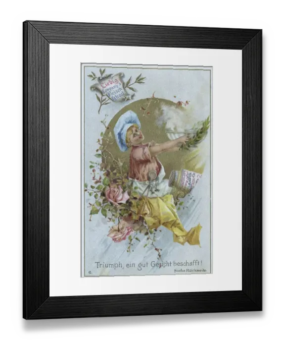 Framed Print : Picture series the cook, Triumph