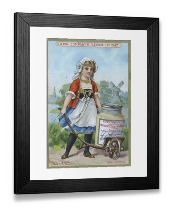 Framed Print : Picture series Traditional Costumes: Holland
