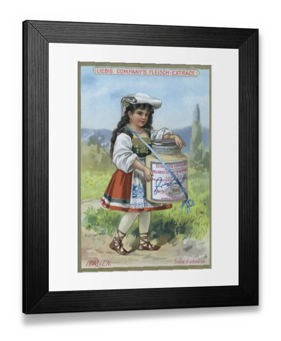 Framed Print : Picture series Traditional Costumes: Italy