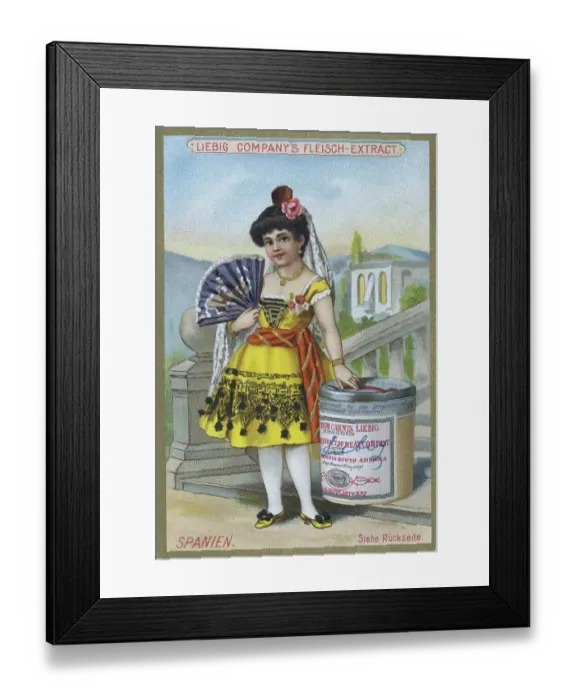 Framed Print : Picture series Traditional Costumes: Spain