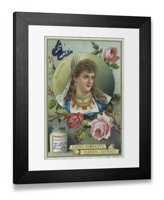 Framed Print : Series of pictures, woman in portrait with headdress Framed Print : Series of pictures, woman in portrait with headdress