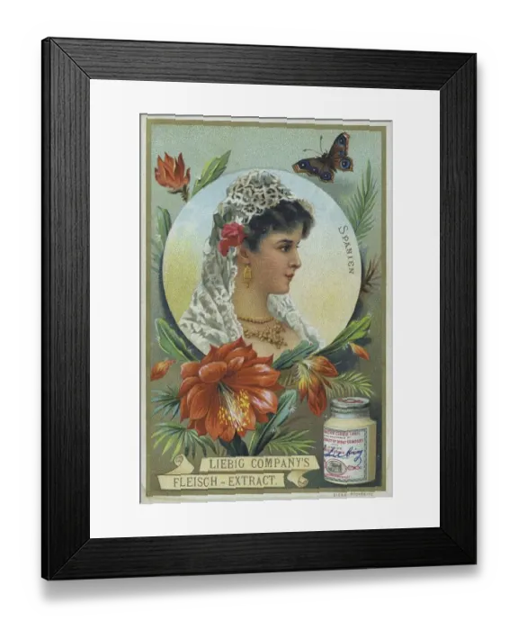 Framed Print : Picture series, woman in portrait with headdress Framed Print : Picture series, woman in portrait with headdress