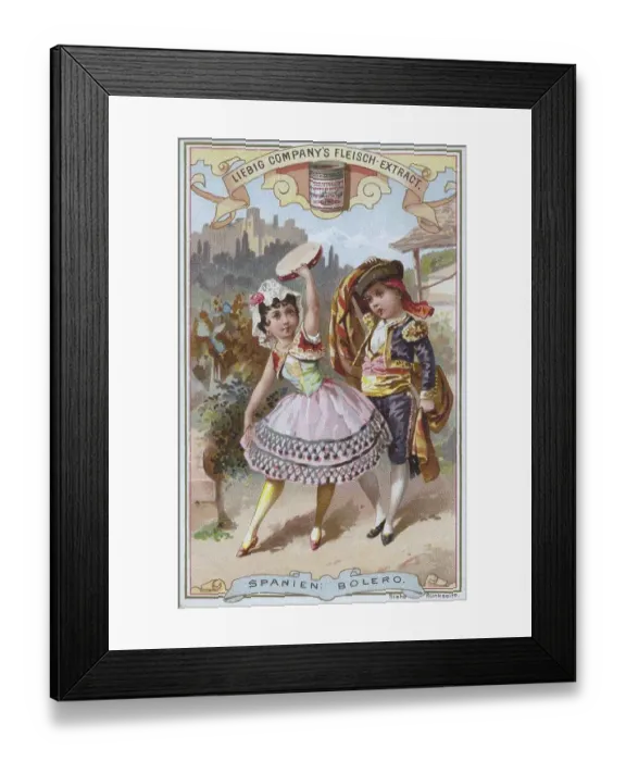 Framed Print : Picture series Dances of the Countries