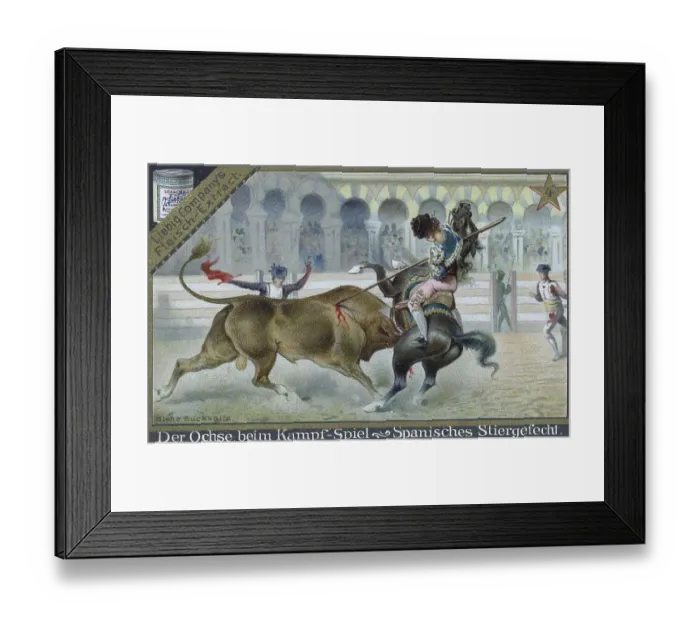 Framed Print : Series of pictures about the ox Framed Print : Series of pictures about the ox
