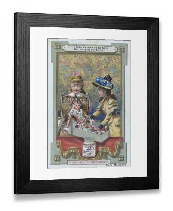Framed Print : Picture series Children with presents