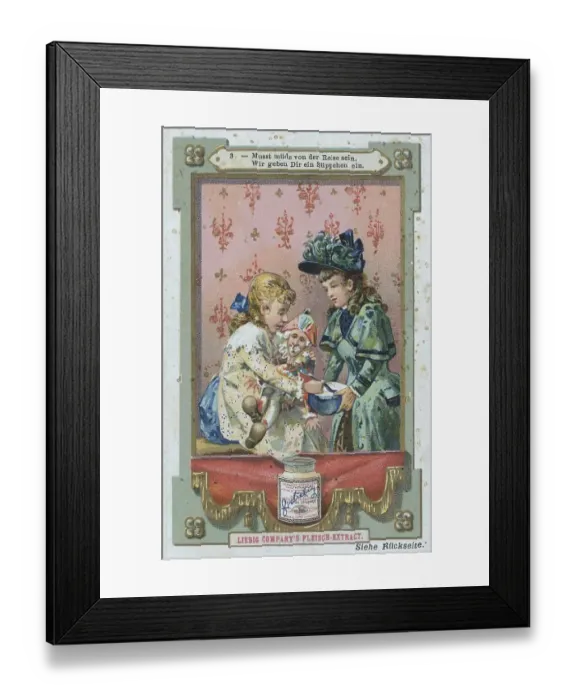 Framed Print : Picture series Children with presents