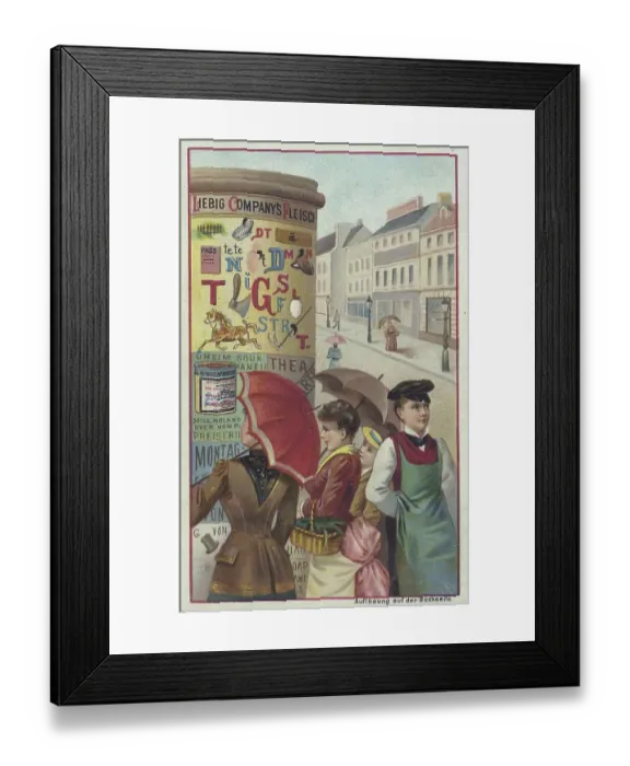 Framed Print : Picture series Riddle, Letter Riddle