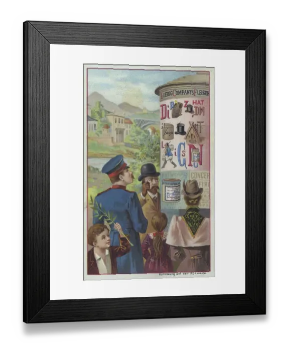 Framed Print : Picture series Riddle, Letter Riddle Framed Print : Picture series Riddle, Letter Riddle