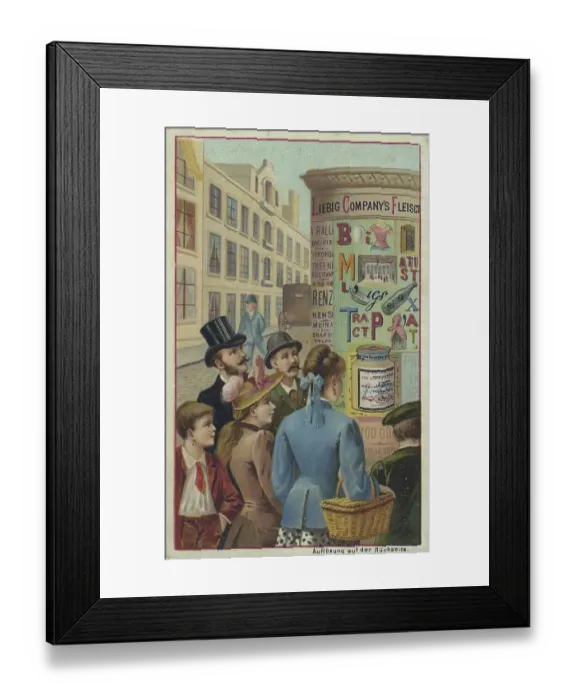 Framed Print : Picture series Riddle, Letter Riddle