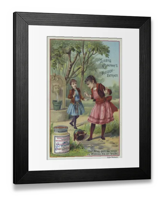 Framed Print : Series of nursery rhymes, the pitcher goes to the well until it breaks Framed Print : Series of nursery rhymes, the pitcher goes to the well until it breaks
