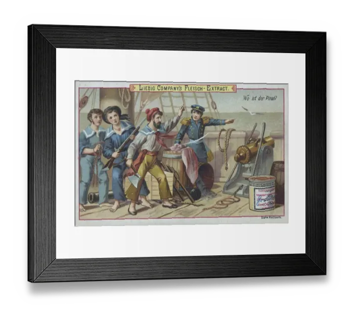 Framed Print : Picture series The search, where is the pirate ? Framed Print : Picture series The search, where is the pirate ?
