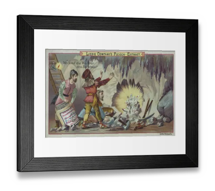Framed Print : Picture series The search, where are the guardians of the treasure ?