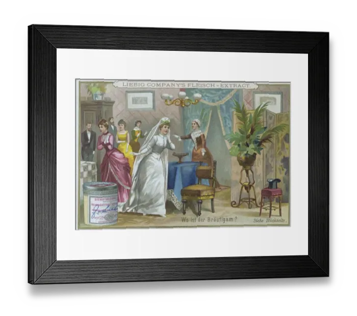 Framed Print : Picture series The search, where is the groom ? The bride and the wedding party are waiting for the groom Framed Print : Picture series The search, where is the groom ? The bride and the wedding party are waiting for the groom