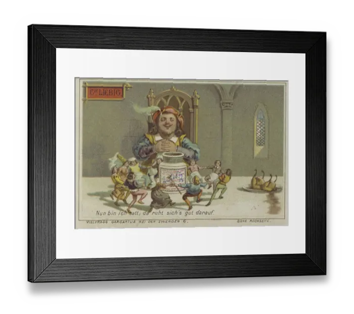Framed Print : Picture series about the wolverine Gargantua