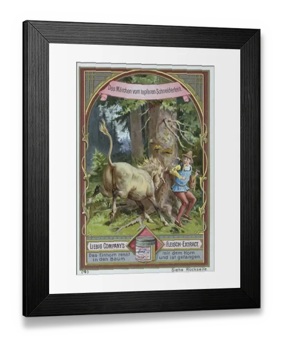 Framed Print : Picture series The fairy tale of the brave little tailor Framed Print : Picture series The fairy tale of the brave little tailor