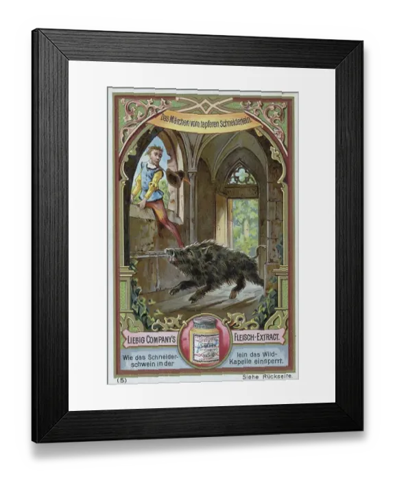 Framed Print : Picture series The fairy tale of the brave little tailor