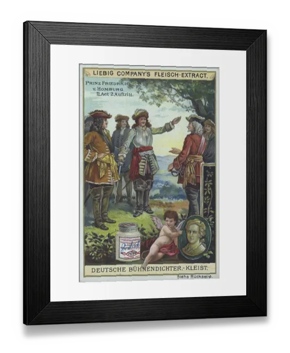 Framed Print : Series of German Stage Poets, Kleiste
