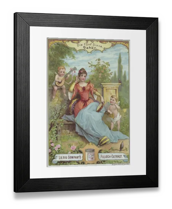 Framed Print : Picture series The Five Senses Framed Print : Picture series The Five Senses