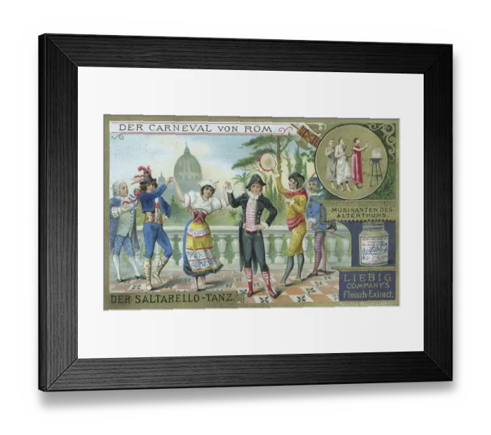Framed Print : Picture series The Carnveal of Rome Framed Print : Picture series The Carnveal of Rome