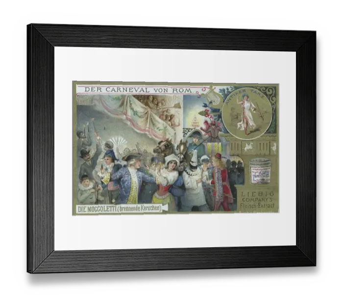 Framed Print : Picture series The Carnveal of Rome Framed Print : Picture series The Carnveal of Rome